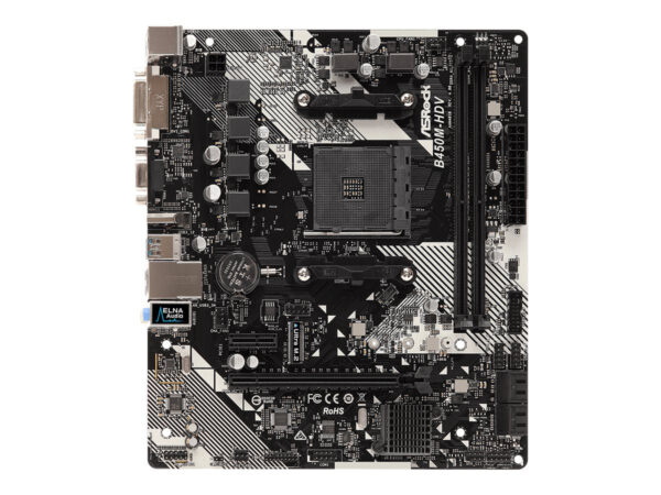 Køb ASRock B450M-HDV R4.0 Micro-ATX  AM4 AMD B450 online billigt tilbud rabat gaming gamer