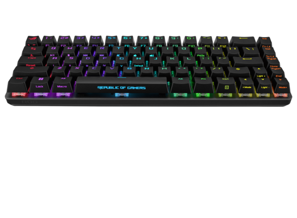 Køb ASUS ROG FALCHION ACE 65% Black RGB Compact USB-C Gaming NXRD Mechanical Keyboard PBT Keycaps online billigt tilbud rabat gaming gamer