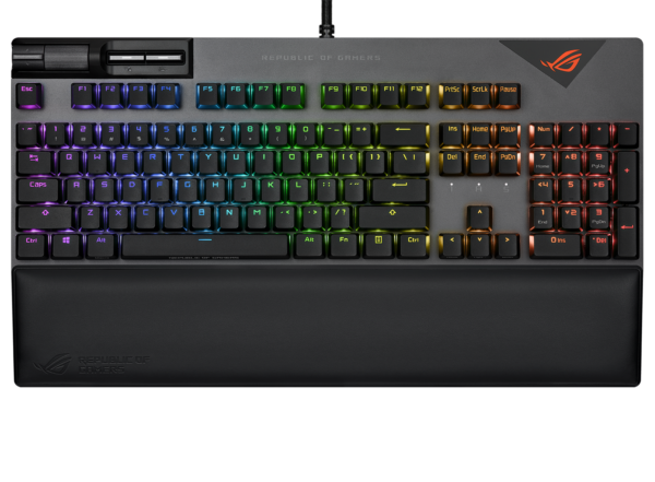 Køb ASUS ROG Strix FLARE II PBT Gaming Keyboard (NX Brown Switches) online billigt tilbud rabat gaming gamer