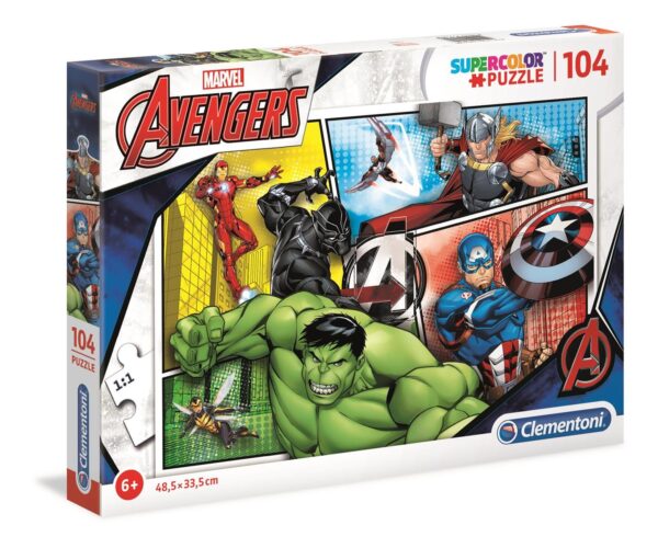 Køb Avengers Puslespil - 104 Brikker online billigt tilbud rabat gaming gamer