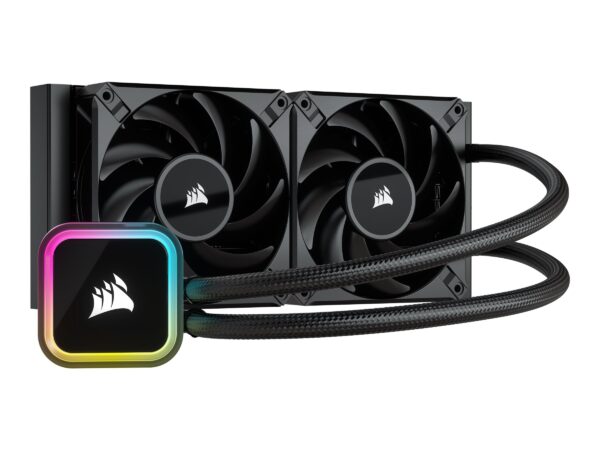 Køb CORSAIR iCUE H100i RGB ELITE Processors flydende kølesystem online billigt tilbud rabat gaming gamer