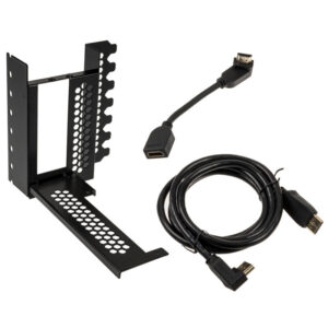 Køb CableMod Vertical PCI-e Bracket - HDMI + DisplayPort - BLACK online billigt tilbud rabat gaming gamer