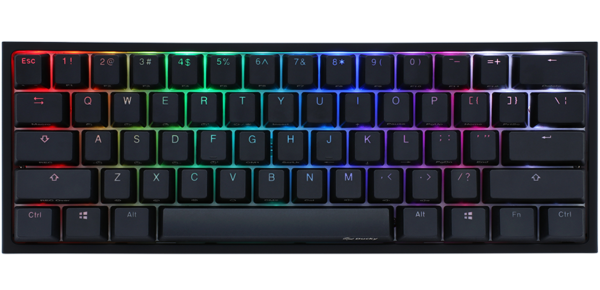 Køb Ducky - One 2 Mini Gaming Tastatur 2020 Cherry Brown RGB online billigt tilbud rabat gaming gamer