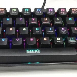 Køb Geekd Reflex Rgb 60% tastatur 61 key online billigt tilbud rabat gaming gamer