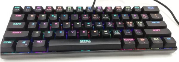 Køb Geekd Reflex Rgb 60% tastatur 61 key online billigt tilbud rabat gaming gamer
