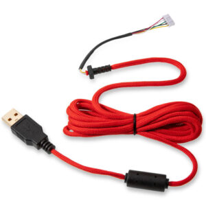 Køb Glorious Ascended Cable V2 - Crimson Red online billigt tilbud rabat gaming gamer