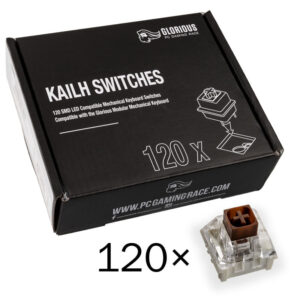 Køb Glorious Kailh Box Brown Switches (120 pcs) online billigt tilbud rabat gaming gamer