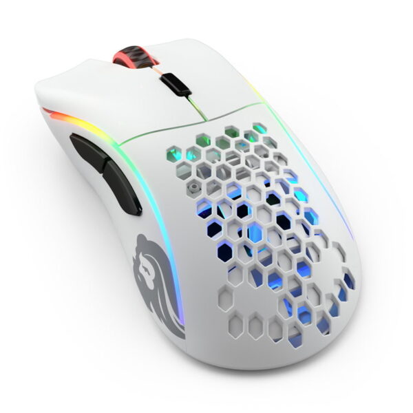 Køb Glorious Model D Wireless Gaming-mouse - Hvid online billigt tilbud rabat gaming gamer