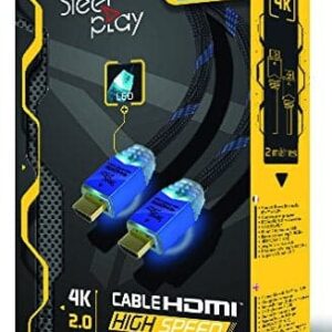 Køb HDMI Kabel - 4K 2.0 - 2 Meter - Steelplay online billigt tilbud rabat gaming gamer