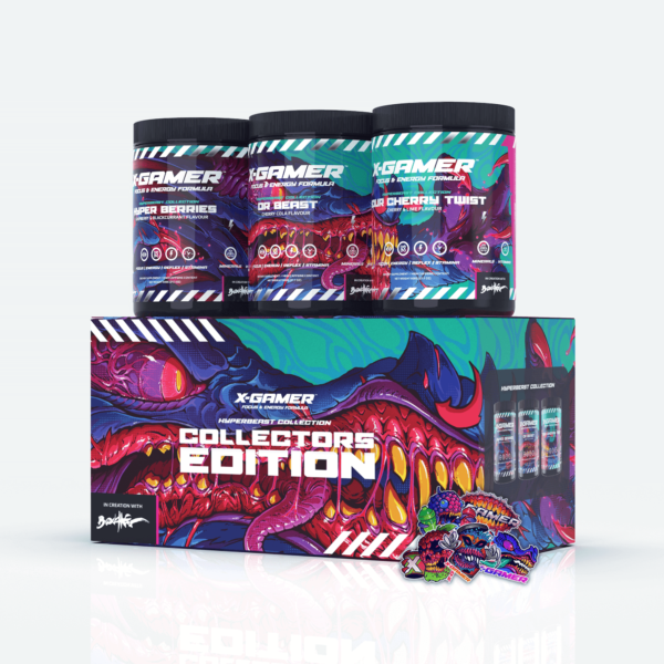 Køb Hyper Beast Collection Box 3x 600 (1800g / 180 servings) online billigt tilbud rabat gaming gamer