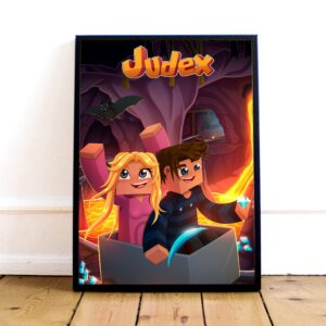 Køb Jud&Nat Mine Plakat online billigt tilbud rabat gaming gamer