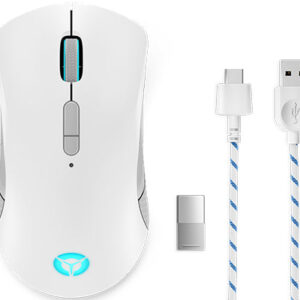Køb Lenovo Legion M600 Gaming Mouse Optisk Trådløs Kabling Grå Hvid online billigt tilbud rabat gaming gamer