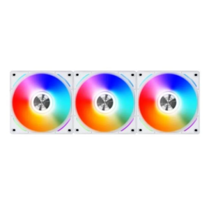 Køb Lian Li UNI FAN AL120 RGB PWM fan - 3 Pack inkl. Controller - 120mm - Hvid online billigt tilbud rabat gaming gamer