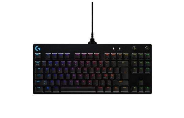 Køb Logitech G PRO Mechanical Gaming Keyboard - BLACK - USB - NORDIC online billigt tilbud rabat gaming gamer