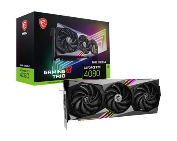 Køb MSI GeForce RTX 4080 16GB GAMING X TRIO online billigt tilbud rabat gaming gamer