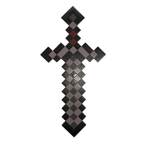 Køb Minecraft Plastik Replica Netherite Sværd 51 cm online billigt tilbud rabat gaming gamer