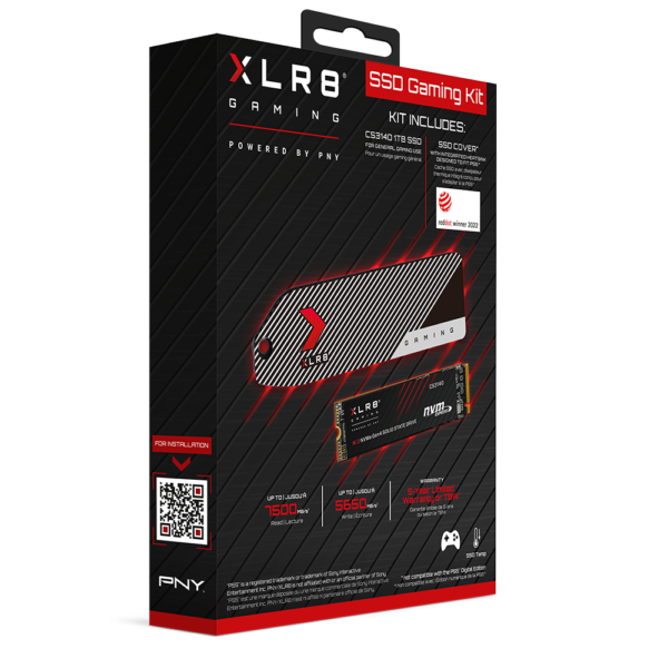 Køb PNY XLR8 SSD Gaming Kit for PS5 1TB online billigt tilbud rabat gaming gamer