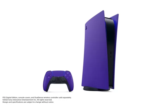 Køb PS5 Digital Cover Galactic Purple online billigt tilbud rabat gaming gamer