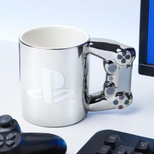 Køb Playstation DS4 Silver Controller Mug online billigt tilbud rabat gaming gamer