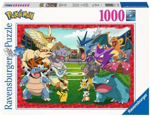 Køb Ravensburger - Pokémon Showdown 1000 Brikker online billigt tilbud rabat gaming gamer