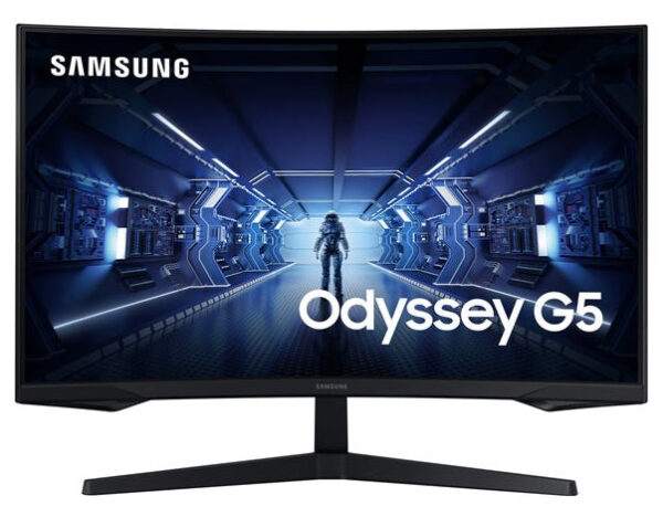 Køb Samsung Odyssey G5 C27G54TQWU 27 2560 x 1440 HDMI DisplayPort 144Hz online billigt tilbud rabat gaming gamer