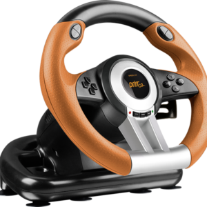 Køb SpeedLink Drift O.Z. Racing Wheel - PC - Sort/Orange online billigt tilbud rabat gaming gamer