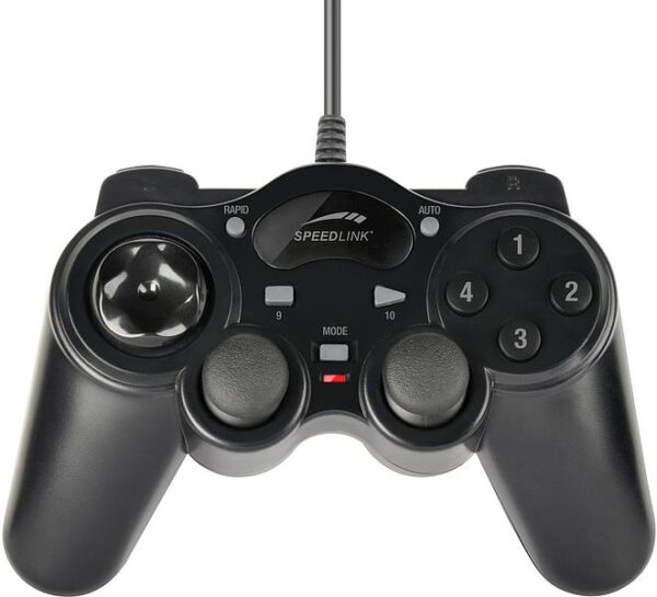 Køb SpeedLink Thunderstrike Gamepad USB /Black online billigt tilbud rabat gaming gamer
