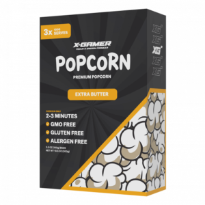 Køb X-Corn 3x100g Extra Butter (X-Gamer Popcorn) online billigt tilbud rabat gaming gamer