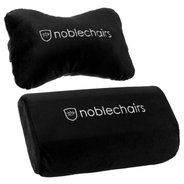 Køb noblechairs Pillow Set EPIC/ICON/HERO Black/White online billigt tilbud rabat gaming gamer
