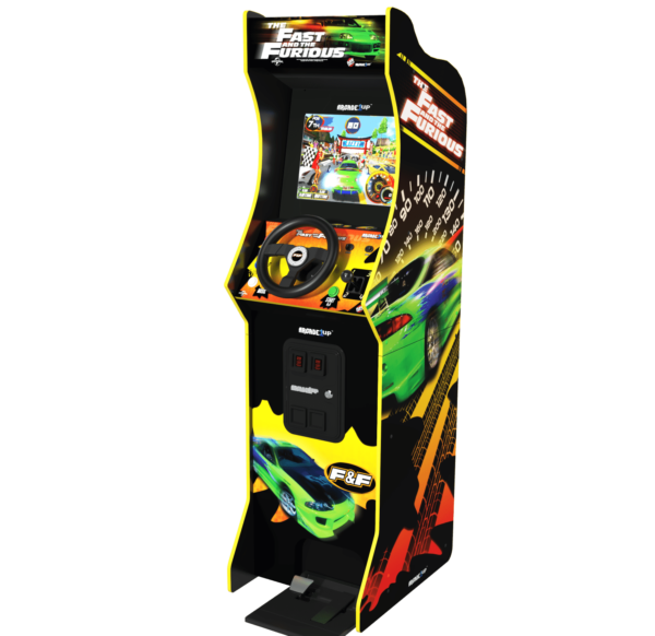 Køb ARCADE 1 UP FAST AND FURIOUS RACING ARCADE MACHINE online billigt tilbud rabat gaming gamer