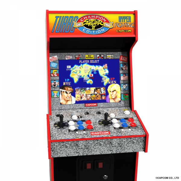 Køb ARCADE 1 UP STREET FIGHTER LEGACY 14-IN-1 WIFI ENABLED ARCADE MACHINE online billigt tilbud rabat gaming gamer