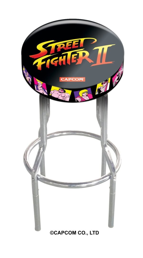 Køb ARCADE 1 UP STREET FIGHTER STOOL online billigt tilbud rabat gaming gamer