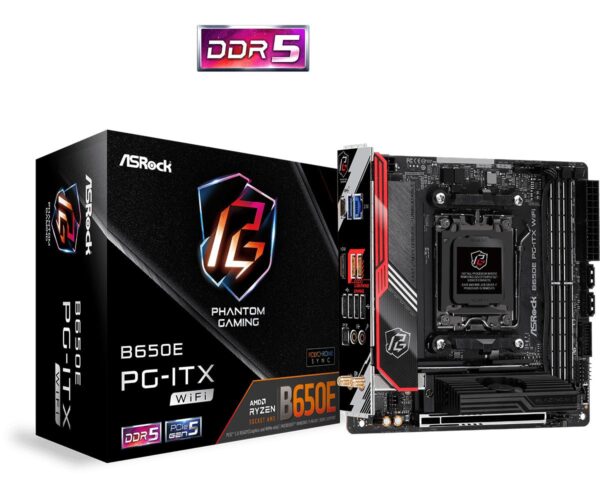 Køb ASRock B650E PG-ITX WiFi Mini ITX  AM5 AMD B650 online billigt tilbud rabat gaming gamer