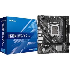 Køb ASRock H610M-HVS/M.2 R2.0 Micro-ATX LGA1700  Intel H610 online billigt tilbud rabat gaming gamer