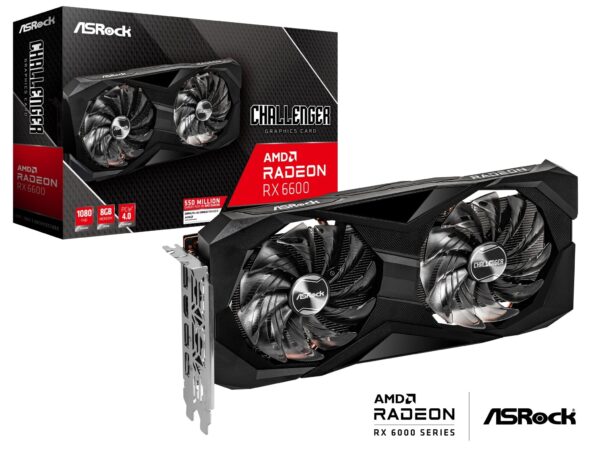 Køb ASRock Radeon RX 6600 Challenger D 8GB 8GB online billigt tilbud rabat gaming gamer