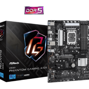 Køb ASRock Z690 Phantom Gaming 4/D5 ATX LGA1700 Intel Z690 online billigt tilbud rabat gaming gamer