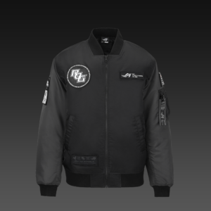 Køb ASUS ROG COSMIC BOMBER JACKET - Regular Fit - Sort Grå | Small online billigt tilbud rabat gaming gamer