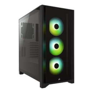 Køb CORSAIR iCUE 4000X RGB Tårn ATX Sort online billigt tilbud rabat gaming gamer