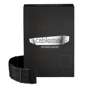 Køb CableMod C-Series PRO ModMesh Cable Kit for RMi/RMx/RM (Black Label) - black online billigt tilbud rabat gaming gamer