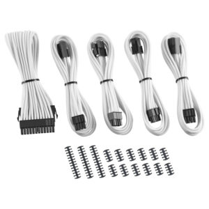 Køb CableMod Classic ModMesh Cable Extension Kit - 8+8 Series - white online billigt tilbud rabat gaming gamer