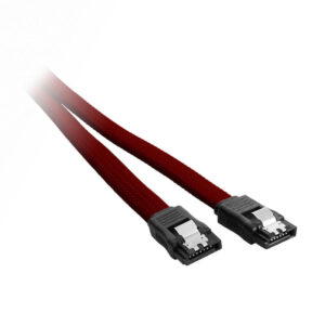 Køb CableMod ModMesh SATA 3 Cable 30cm - blood red online billigt tilbud rabat gaming gamer