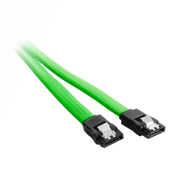 Køb CableMod ModMesh SATA 3 Cable 30cm - light green online billigt tilbud rabat gaming gamer