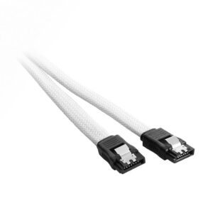 Køb CableMod ModMesh SATA 3 Cable 30cm - white online billigt tilbud rabat gaming gamer