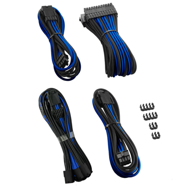 Køb CableMod Pro ModMesh 12VHPWR Cable Extension Kit - black/blue online billigt tilbud rabat gaming gamer