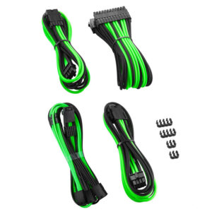 Køb CableMod Pro ModMesh 12VHPWR Cable Extension Kit - black/light green online billigt tilbud rabat gaming gamer