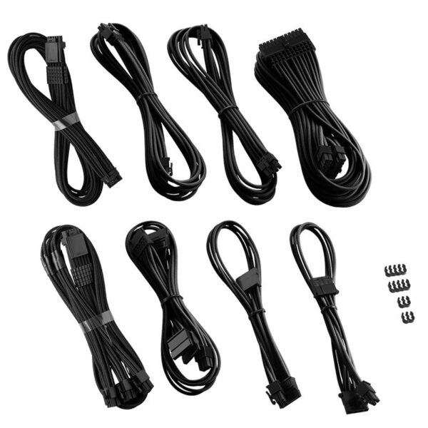 Køb CableMod RT-Series Pro ModMesh 12VHPWR Dual Cable Kit for ASUS/Seasonic - black online billigt tilbud rabat gaming gamer