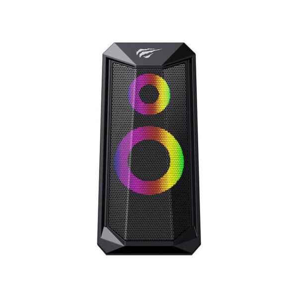 Køb Computer speakers HAVIT SK202 2.0 RGB (sort) online billigt tilbud rabat gaming gamer