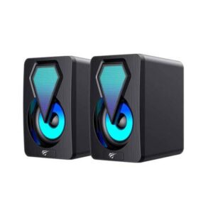 Køb Computer speakers Havit SK210mini PRO 2.0 RGB (sort) online billigt tilbud rabat gaming gamer