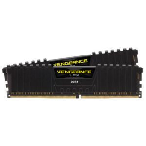 Køb Corsair 16GB (2 x 8 GB) DDR4 3200MHz CL16 Vengeance LPX Sort online billigt tilbud rabat gaming gamer