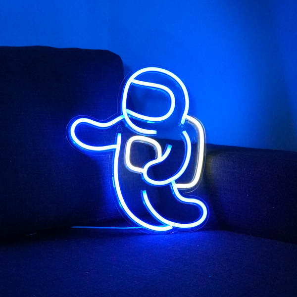 Køb Crewmate Flyvende Neon LED Lampe online billigt tilbud rabat gaming gamer